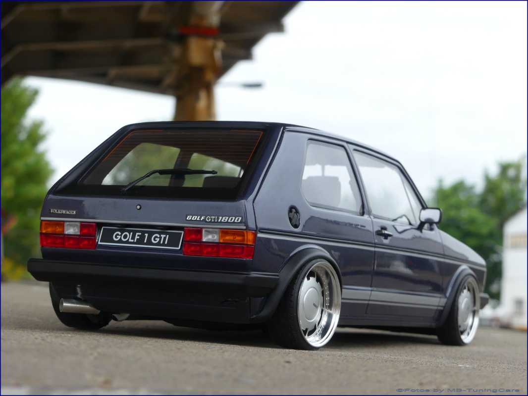 1:12 Tuning VW Golf 1 GTI MK1 1.8L Pirelli mit 3tlg.Echt-Alufelgen [Pirelli]